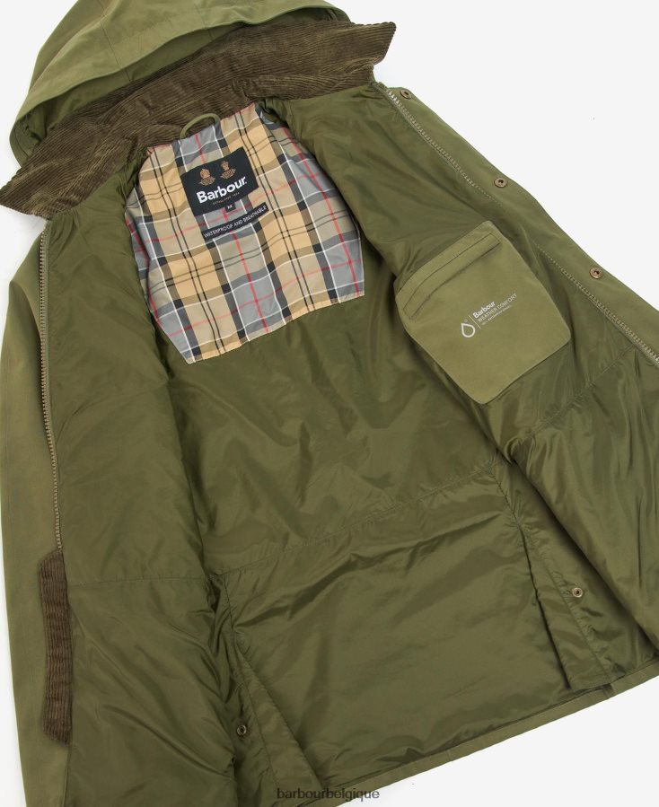 vêtements Barbour veste imperméable ashby marine/robe Hommes T2L6ZP217