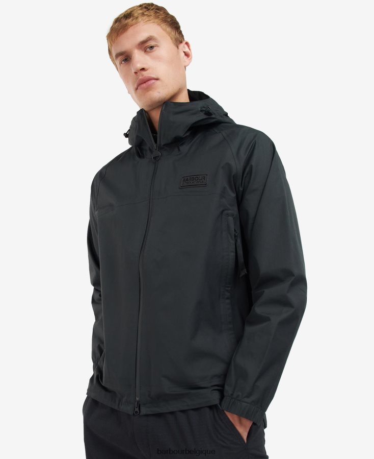 vêtements Barbour veste imperméable berkley champignon noir Hommes T2L6ZP192