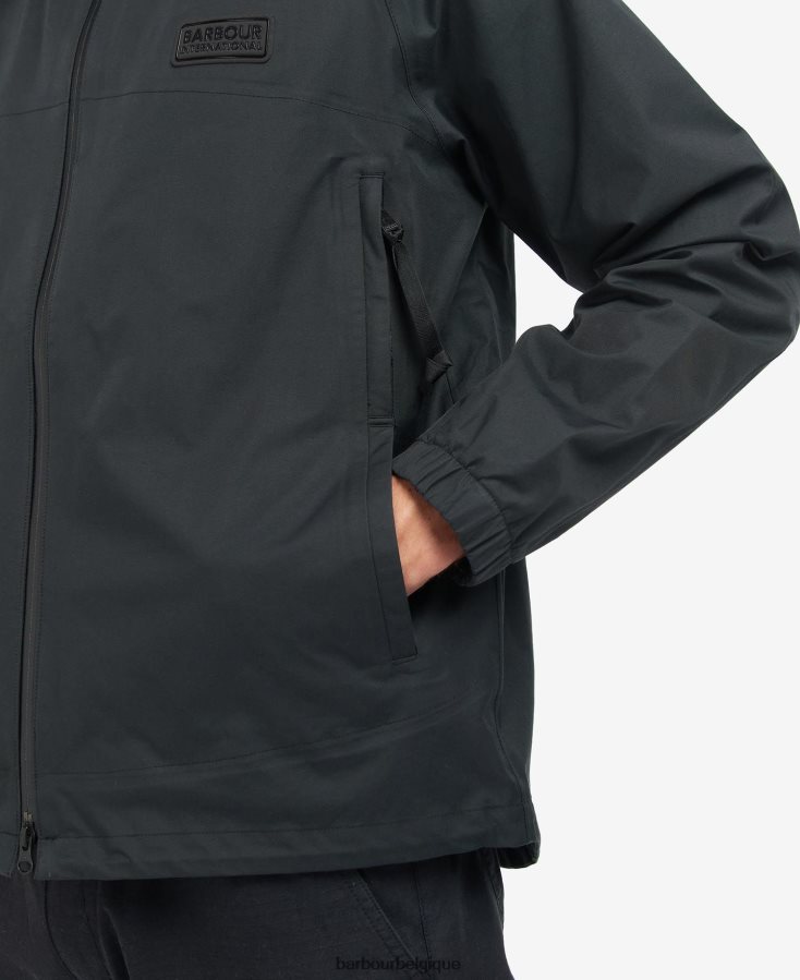 vêtements Barbour veste imperméable berkley champignon noir Hommes T2L6ZP192