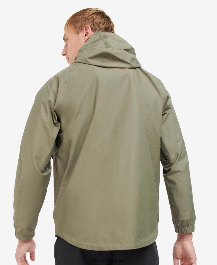vêtements Barbour veste imperméable berkley champignon noir Hommes T2L6ZP218