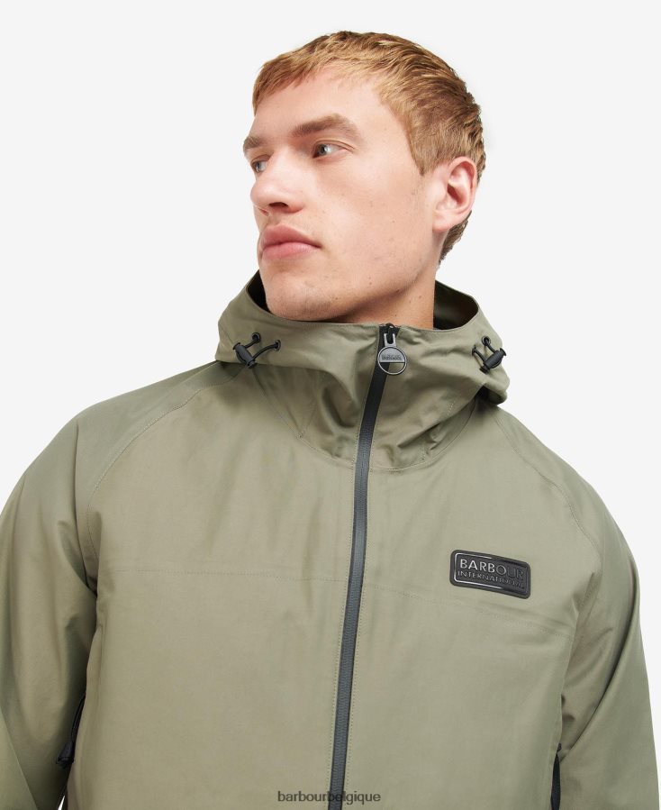 vêtements Barbour veste imperméable berkley champignon noir Hommes T2L6ZP218
