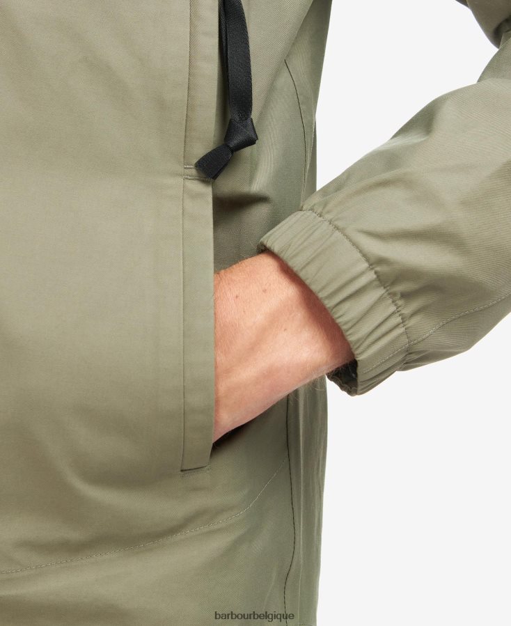 vêtements Barbour veste imperméable berkley champignon noir Hommes T2L6ZP218