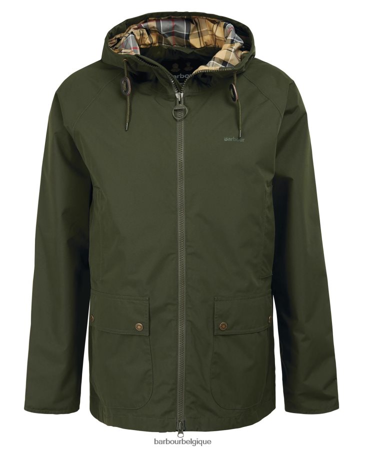 vêtements Barbour veste imperméable à capuche dormus marine/robe Hommes T2L6ZP200