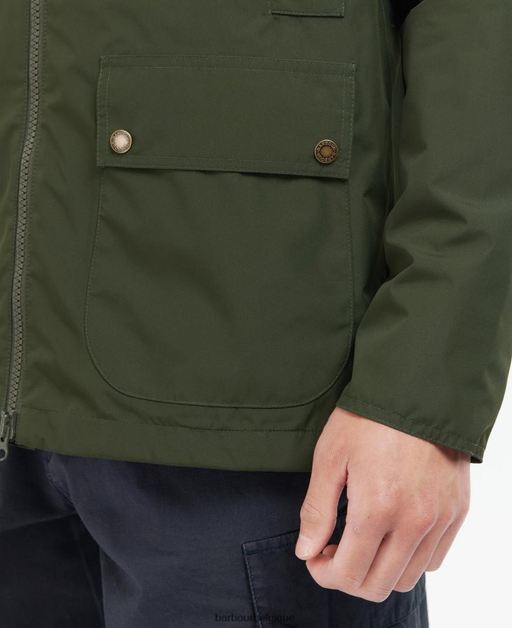 vêtements Barbour veste imperméable à capuche dormus marine/robe Hommes T2L6ZP200