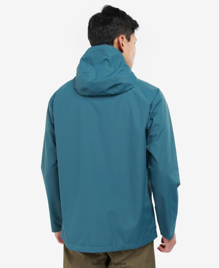 vêtements Barbour veste imperméable à capuche dormus marine/robe Hommes T2L6ZP212