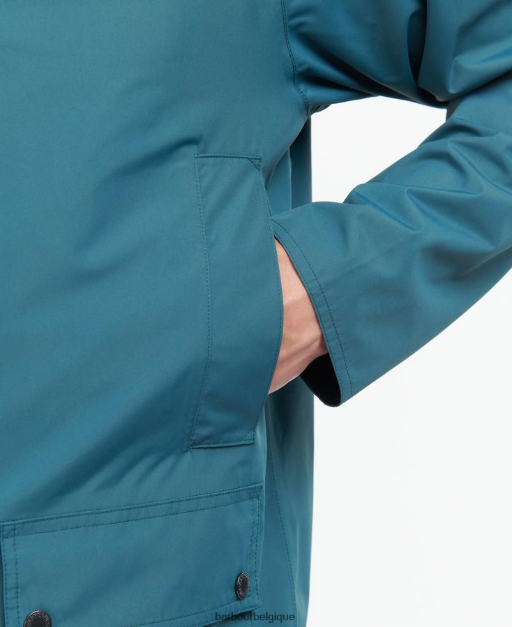 vêtements Barbour veste imperméable à capuche dormus marine/robe Hommes T2L6ZP212