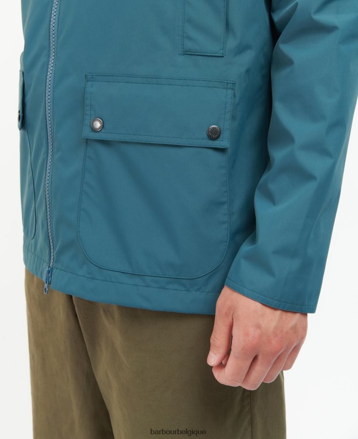 vêtements Barbour veste imperméable à capuche dormus marine/robe Hommes T2L6ZP212