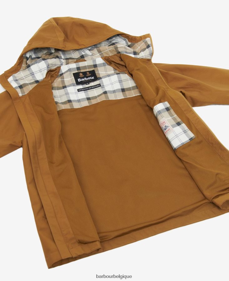 vêtements Barbour veste imperméable holby roux Hommes T2L6ZP209