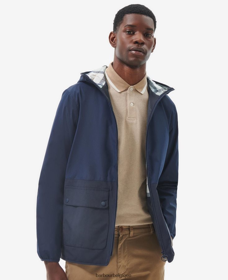 vêtements Barbour veste imperméable kennet marine classique Hommes T2L6ZP189