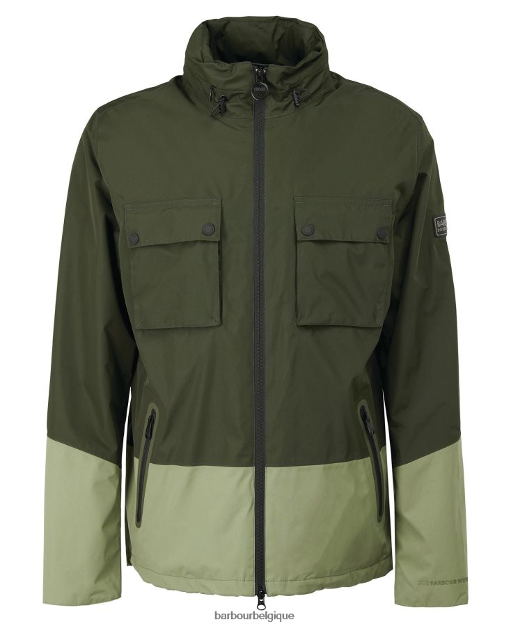 vêtements Barbour veste imperméable obel sage Hommes T2L6ZP213