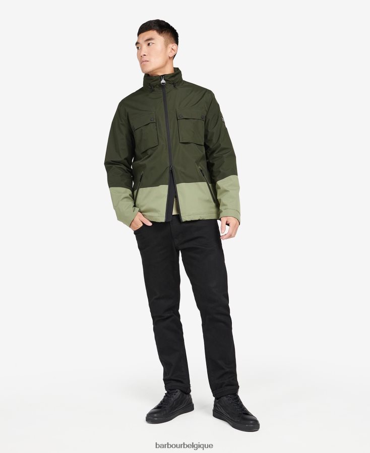 vêtements Barbour veste imperméable obel sage Hommes T2L6ZP213