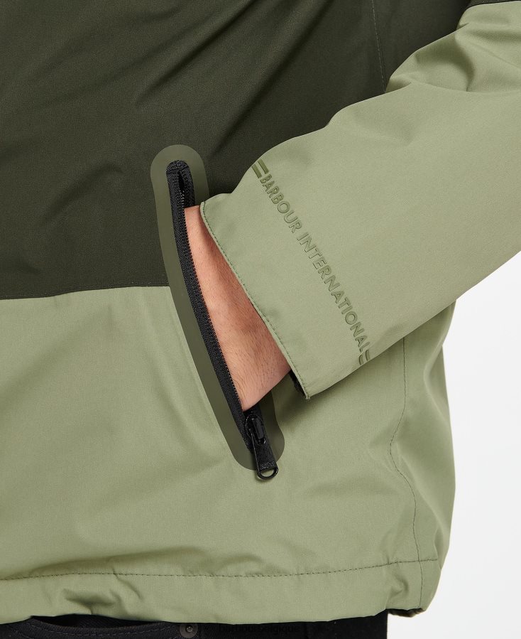 vêtements Barbour veste imperméable obel sage Hommes T2L6ZP213