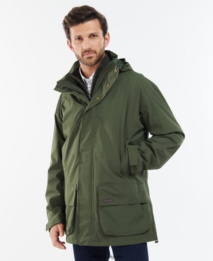 vêtements Barbour veste swinton olive Hommes T2L6ZP185