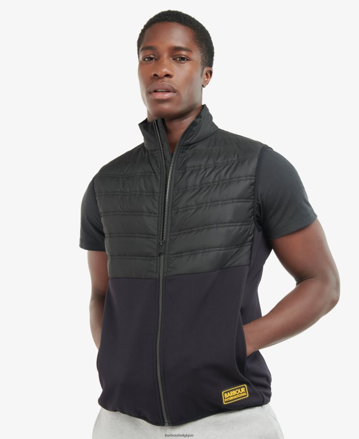 vêtements Barbour gilet matelassé jackson noir classique Hommes T2L6ZP152