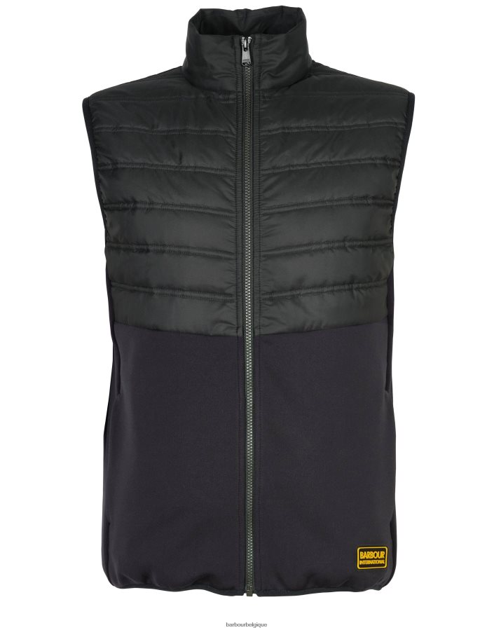 vêtements Barbour gilet matelassé jackson noir classique Hommes T2L6ZP152