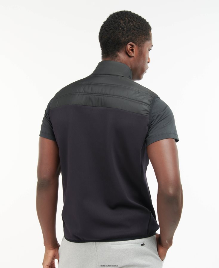 vêtements Barbour gilet matelassé jackson noir classique Hommes T2L6ZP152