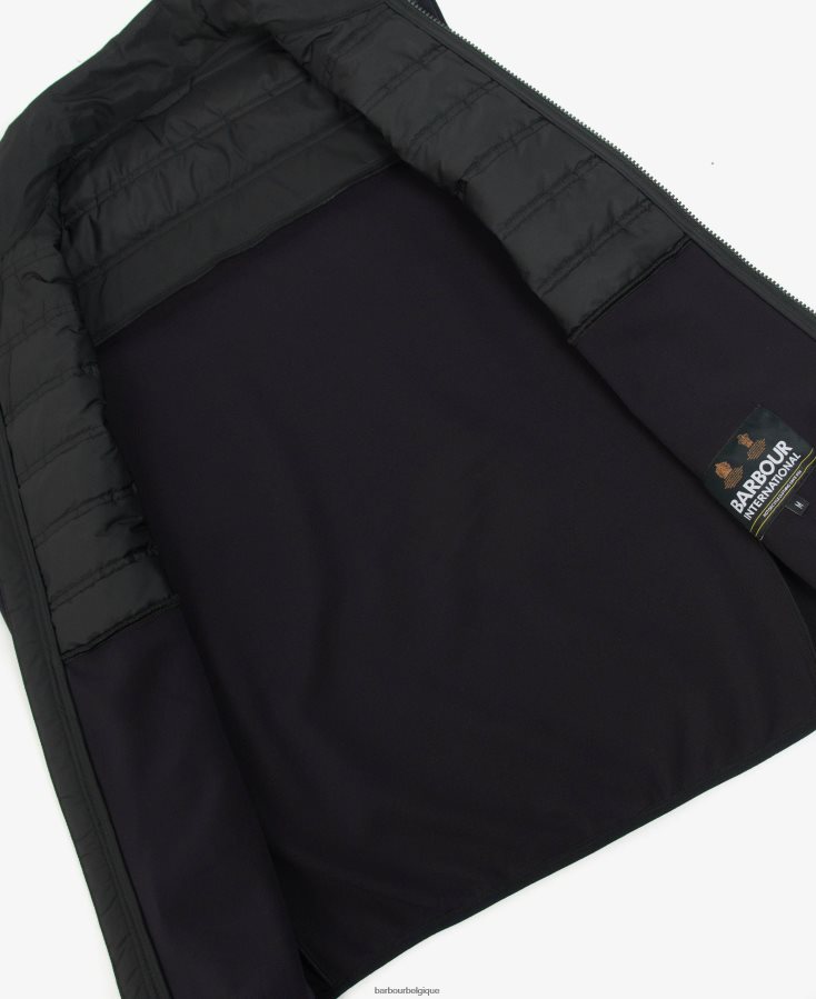 vêtements Barbour gilet matelassé jackson noir classique Hommes T2L6ZP152
