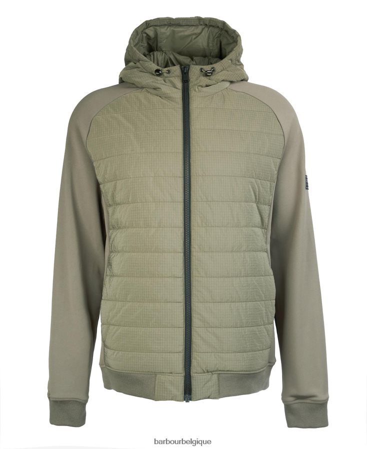 vêtements Barbour sweat matelassé bromley champignon noir Hommes T2L6ZP157