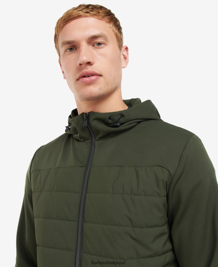 vêtements Barbour sweat matelassé forêt Hommes T2L6ZP145
