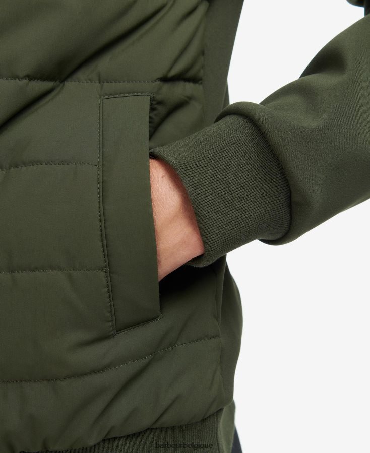 vêtements Barbour sweat matelassé forêt Hommes T2L6ZP145