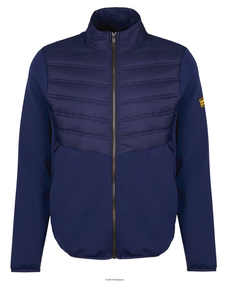 vêtements Barbour sweat matelassé vinnie bleu d\'encre Hommes T2L6ZP129