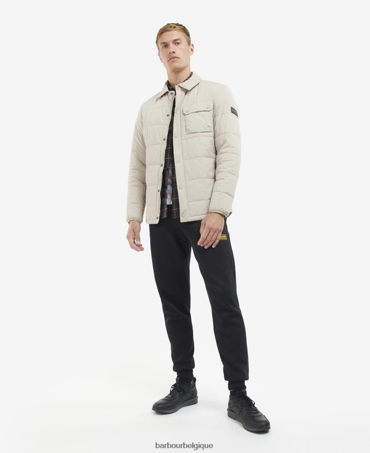 vêtements Barbour veste-chemise matelassée touring noir classique Hommes T2L6ZP135