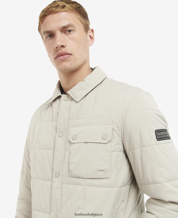 vêtements Barbour veste-chemise matelassée touring noir classique Hommes T2L6ZP135