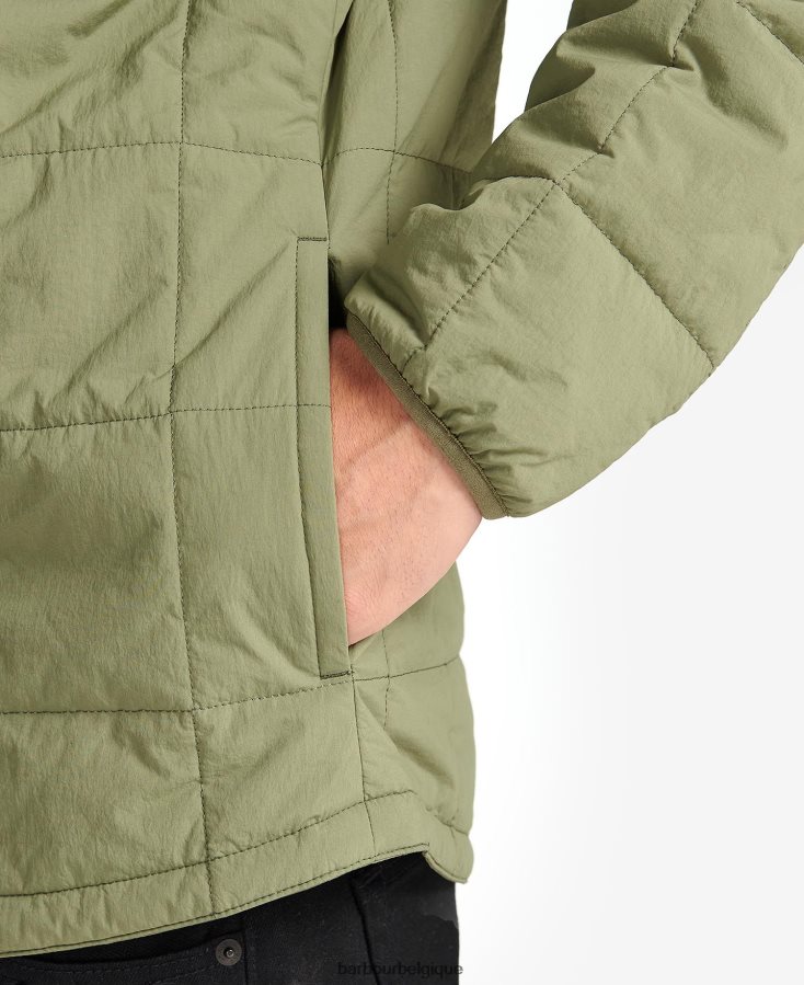 vêtements Barbour veste-chemise matelassée touring noir classique Hommes T2L6ZP141