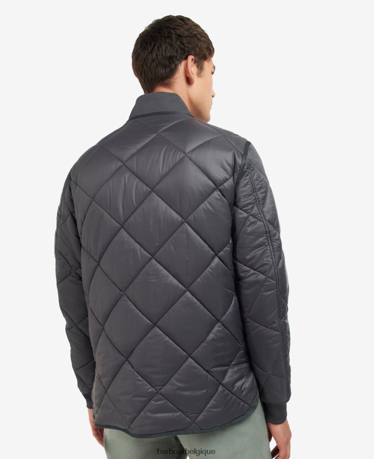 vêtements Barbour veste matelassée action liddesdale olive Hommes T2L6ZP112