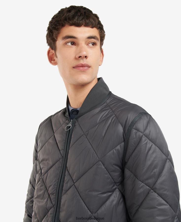 vêtements Barbour veste matelassée action liddesdale olive Hommes T2L6ZP112