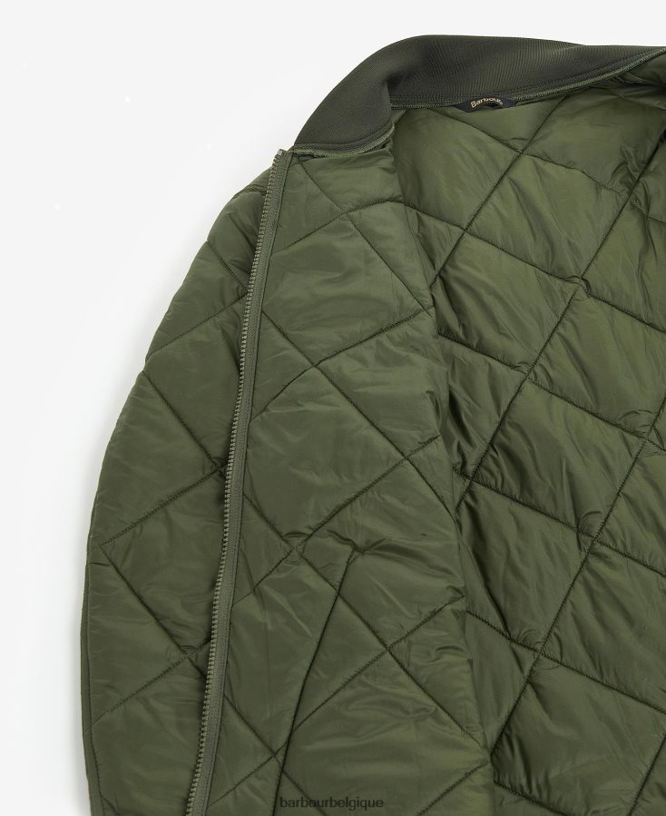 vêtements Barbour veste matelassée action liddesdale olive Hommes T2L6ZP154