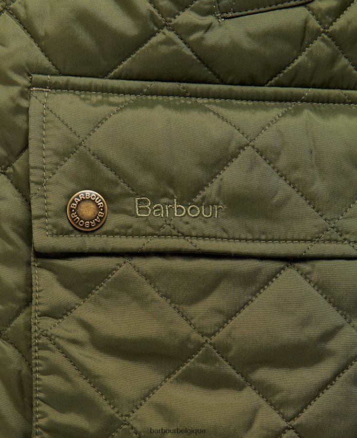 vêtements Barbour veste matelassée ashby olive Hommes T2L6ZP97