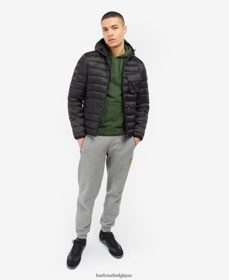 vêtements Barbour veste matelassée à capuche racer ouston sage Hommes T2L6ZP101