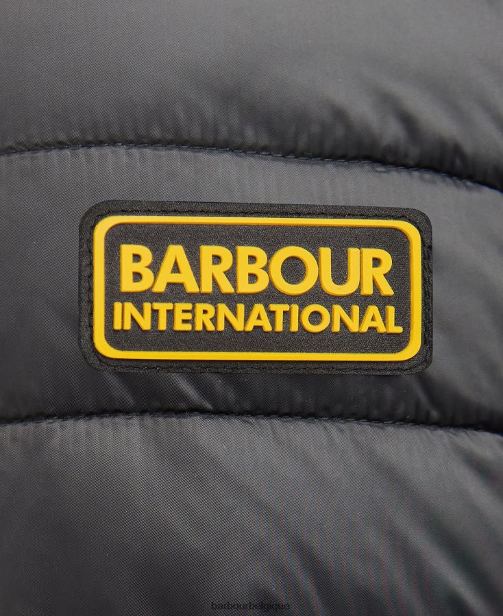 vêtements Barbour veste matelassée à capuche racer ouston sage Hommes T2L6ZP101