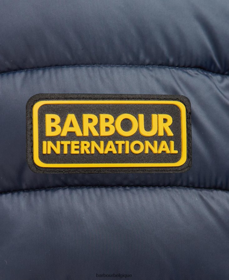 vêtements Barbour veste matelassée à capuche racer ouston sage Hommes T2L6ZP123