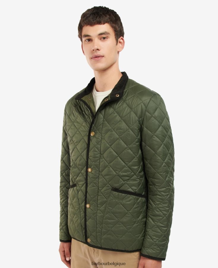 vêtements Barbour veste matelassée cavendish olive Hommes T2L6ZP127