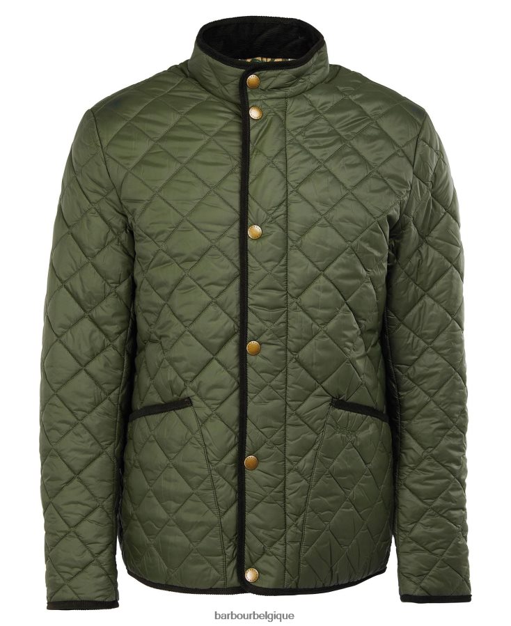 vêtements Barbour veste matelassée cavendish olive Hommes T2L6ZP127