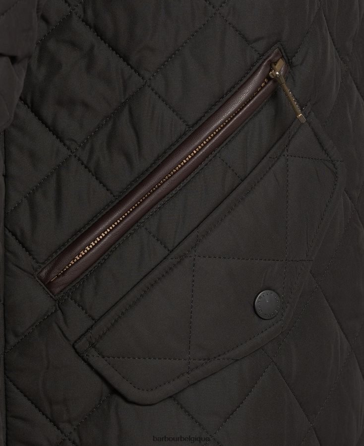 vêtements Barbour veste matelassée chelsea noir Hommes T2L6ZP81