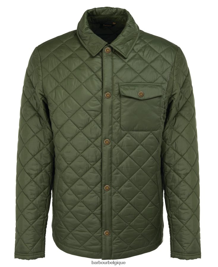 vêtements Barbour veste matelassée débutant roux Hommes T2L6ZP96