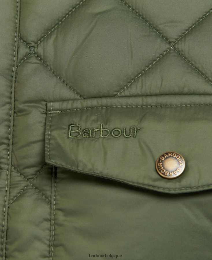 vêtements Barbour veste matelassée débutant roux Hommes T2L6ZP96