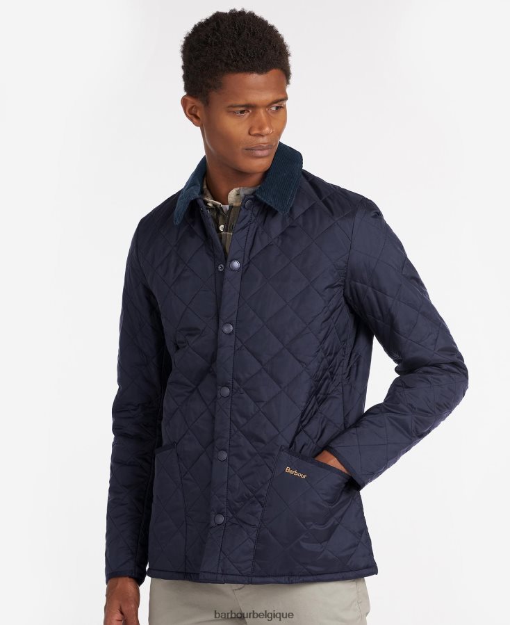 vêtements Barbour veste matelassée héritage liddesdale noir Hommes T2L6ZP84