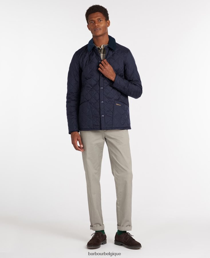 vêtements Barbour veste matelassée héritage liddesdale noir Hommes T2L6ZP84