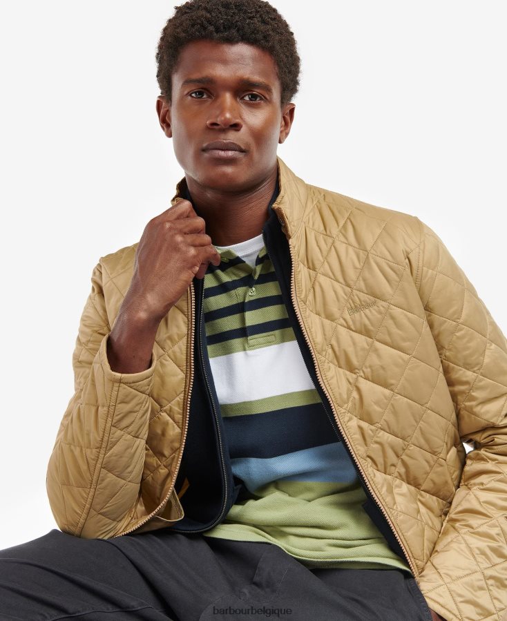 vêtements Barbour veste matelassée hann sable Hommes T2L6ZP160