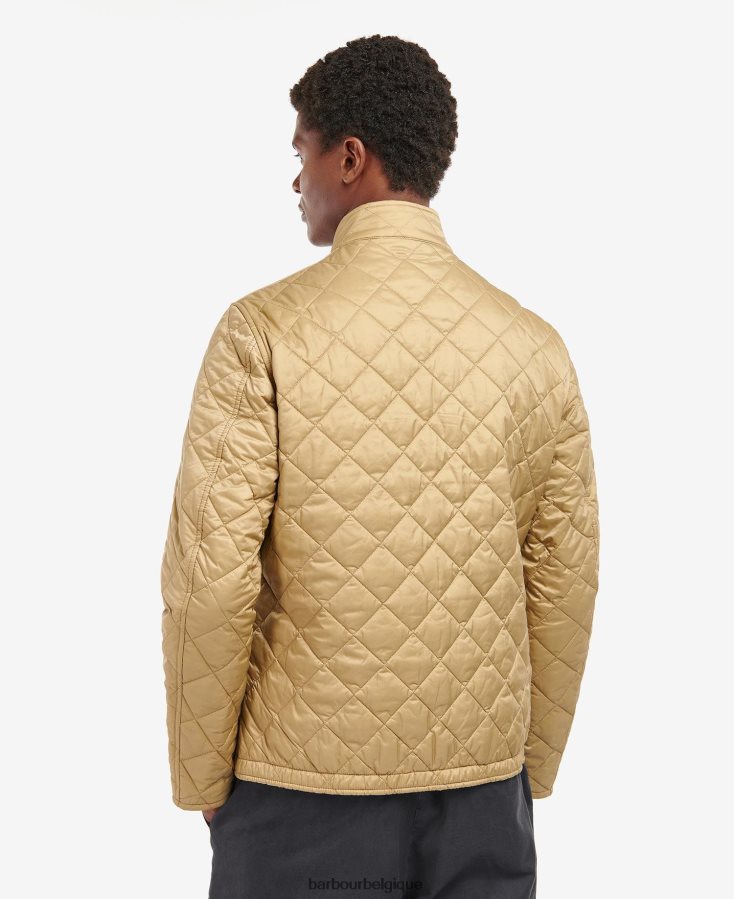 vêtements Barbour veste matelassée hann sable Hommes T2L6ZP160