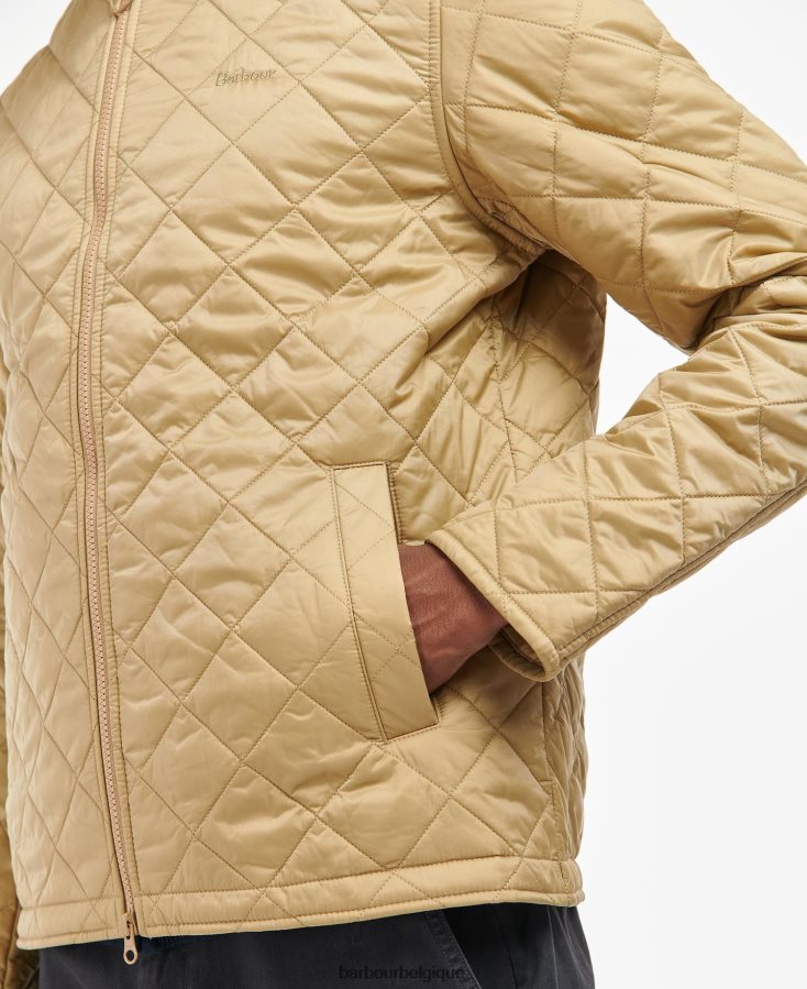vêtements Barbour veste matelassée hann sable Hommes T2L6ZP160