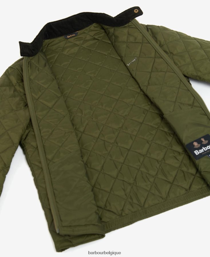 vêtements Barbour veste matelassée hann sable Hommes T2L6ZP164