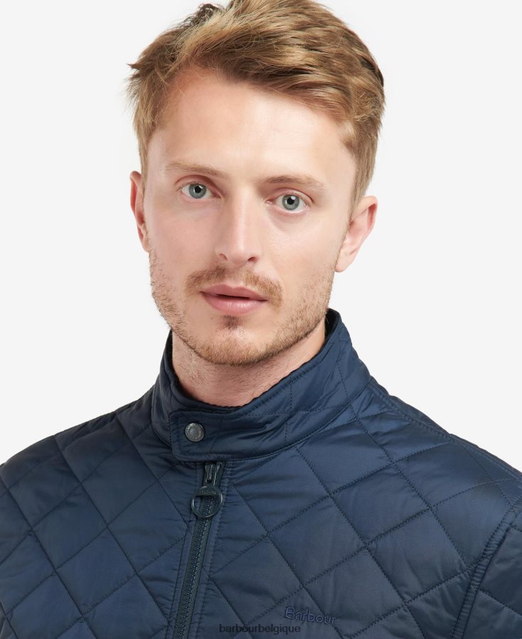 vêtements Barbour veste matelassée hann sable Hommes T2L6ZP165