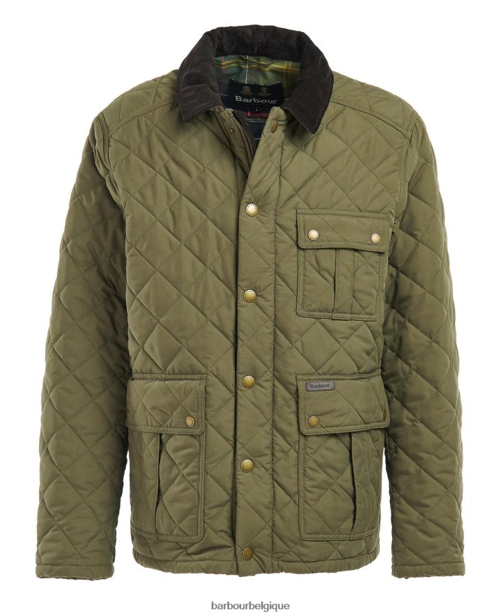 vêtements Barbour veste matelassée horsley tartan bleu marine/rivière bouleau Hommes T2L6ZP116