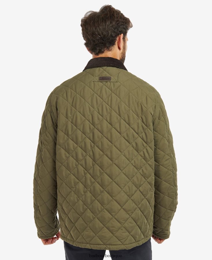 vêtements Barbour veste matelassée horsley tartan bleu marine/rivière bouleau Hommes T2L6ZP116