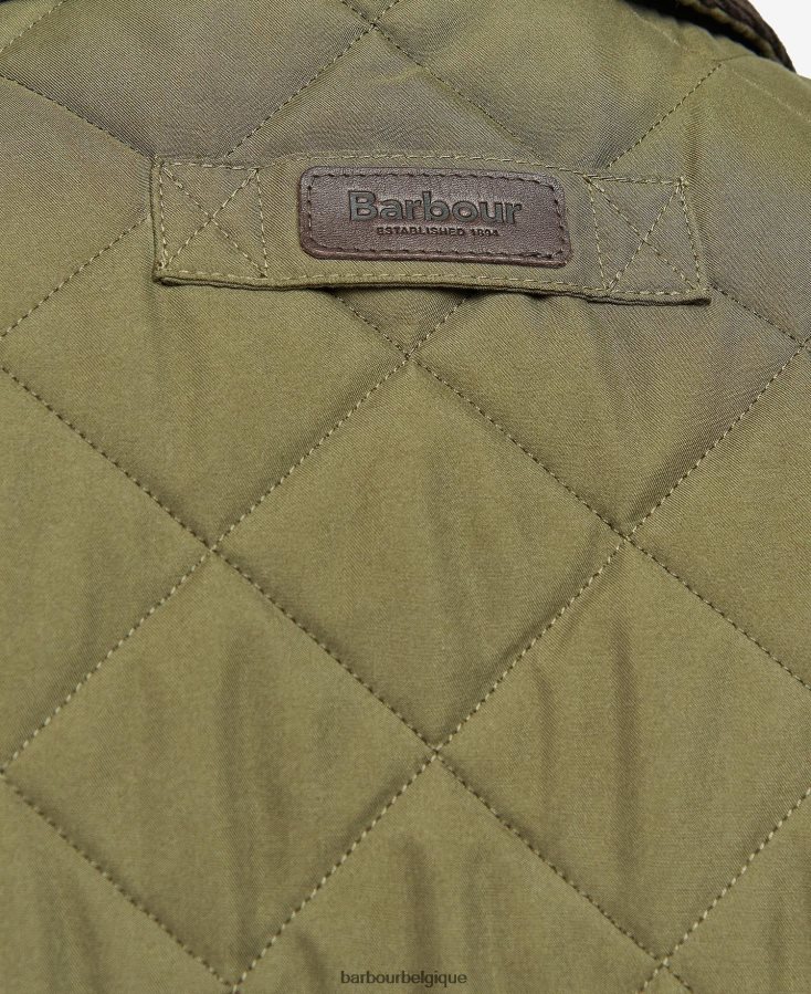 vêtements Barbour veste matelassée horsley tartan bleu marine/rivière bouleau Hommes T2L6ZP116